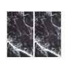 TÄCKPLATTA FÖR SPIS MARBLE - 2PCS - svart, Klassisk, glas (30/52cm) - Mömax