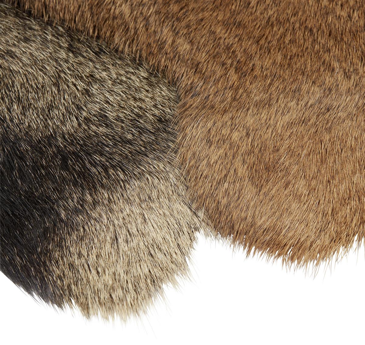 Kecskebőr Heidi 80/50 - natúr színű/barna, szőrme (80/50cm) - Modern Living