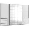 Ormar S Kliznim Vratima Level 36 A - bijela/boje kroma, Moderno, drvni materijal (350/236/65cm) - Modern Living