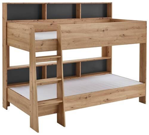 Krevet Na Kat Sway - hrast Artisan, Konvencionalno, drvni materijal (90/200cm) - Based
