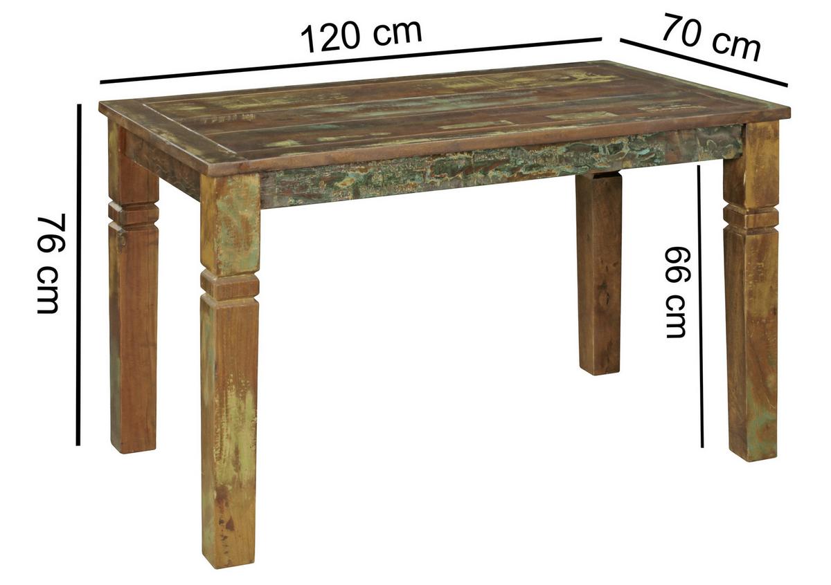Jedilna Miza Kalkutta - rjava, Moderno, les (120/70/76cm) - MID.YOU