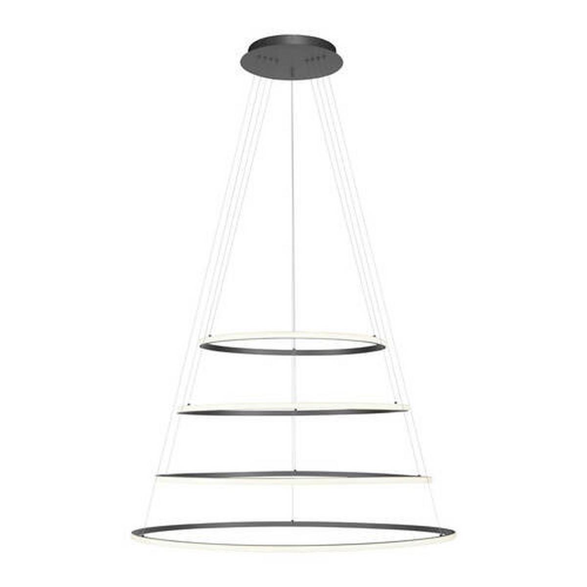 LAMPA ZWIESZANA LED 2124-13 TESSARA - Design, tworzywo sztuczne/metal (109/109/300cm) - Paul Neuhaus
