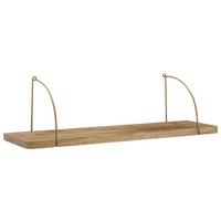 Stenski Regal Wl6.595 - rjava, Basics, les (60/25/22cm) - MID.YOU