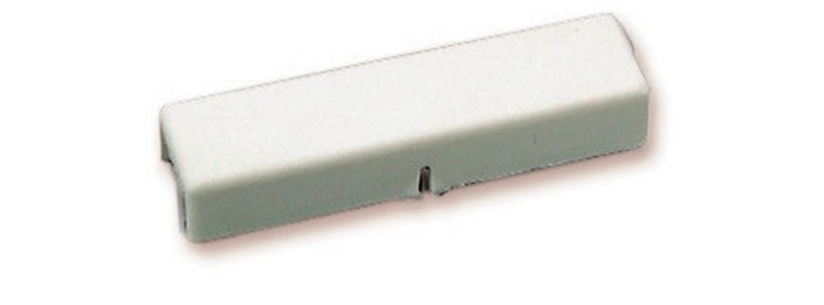 Toldólap Függönysínhez 2db 6cm - fehér, műanyag (6cm)