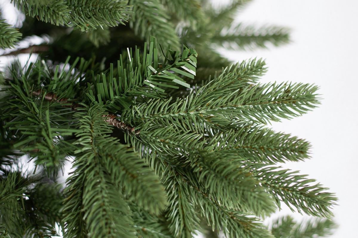 Weihnachtsbaum Roswell Grün H: ca. 210cm - Grün, Basics, Kunststoff (122/210cm)