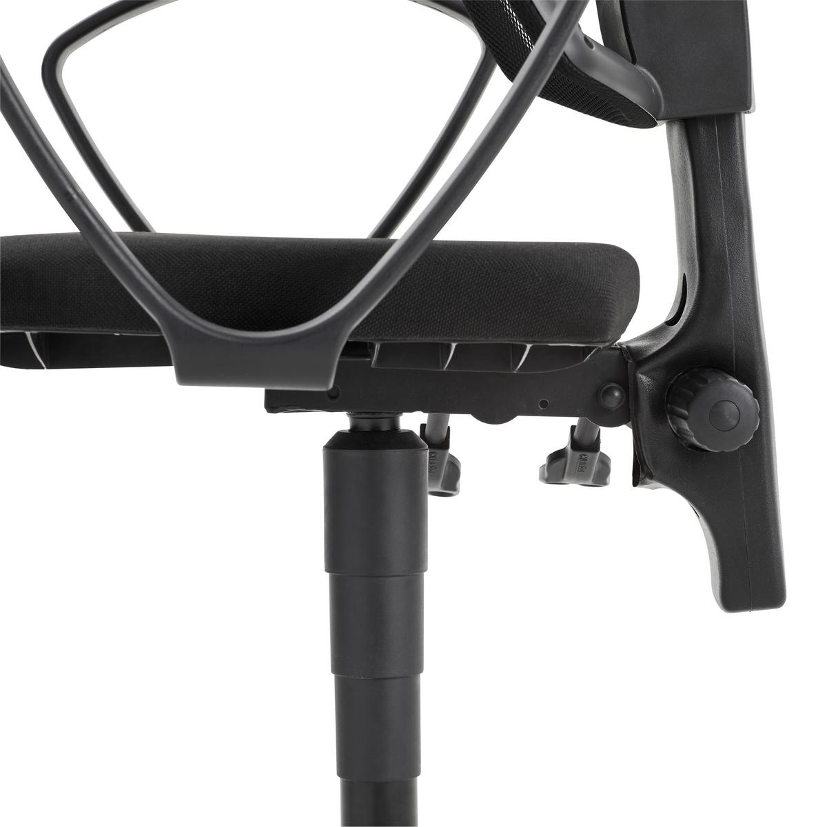 KRZESŁO OBROTOWE OPEN POINT P SOMO - czarny, Design, tworzywo sztuczne/metal (48/103-111/48cm) - Topstar