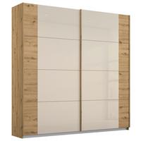 DULAP USI ROTATIVE ARTEMIS - stejar Artisan/șampanie, Modern, sticlă/material pe bază de lemn (181/210/62cm) - Modern Living