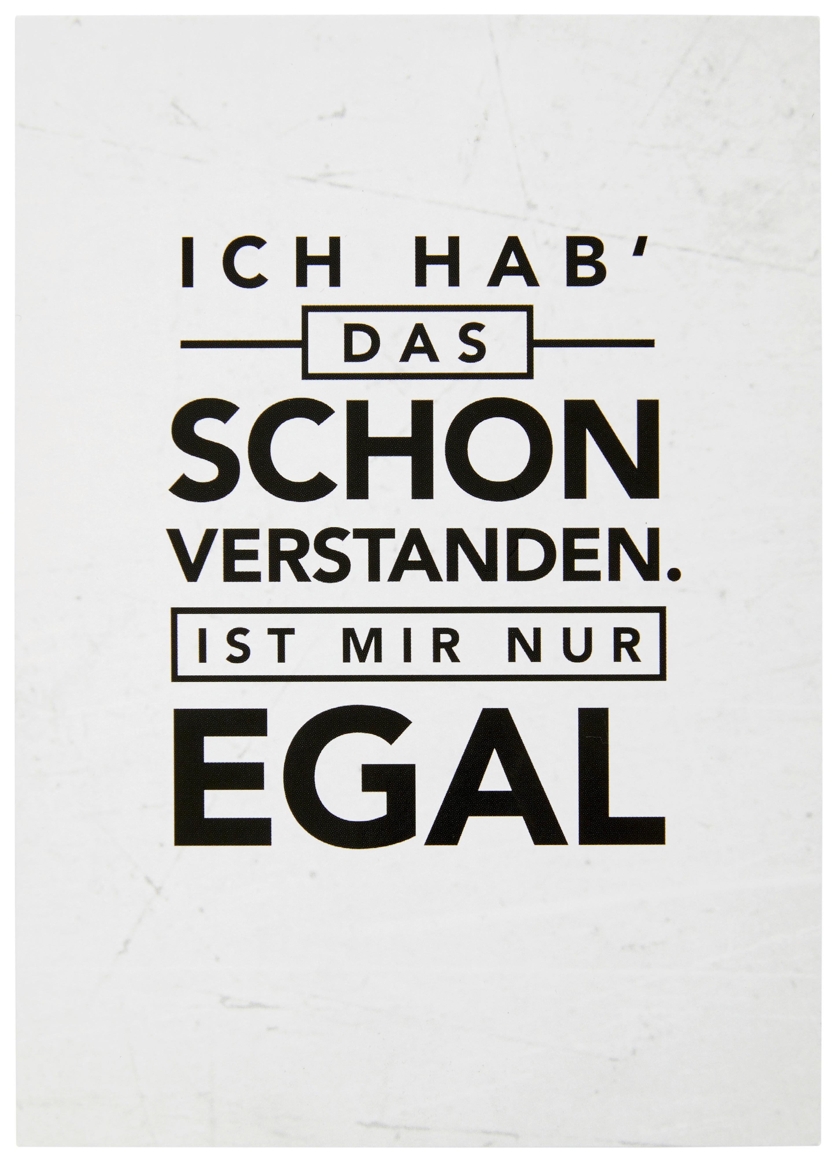 Postkarte Statements in Weiß - Multicolor, Papier (10,5/14,8cm) - VS Visual Statements