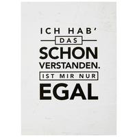 Postkarte Statements in Weiß - Multicolor, Papier (10,5/14,8cm) - VS Visual Statements