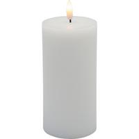 LED-Kerze Weiß max. 0,06 Watt - Weiß, Naturmaterialien/Kunststoff (7,5/15cm) - Mömax