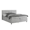 PAT BOXSPRING MIAMI - gri, Konventionell, textil/material pe bază de lemn (180/200cm) - Modern Living