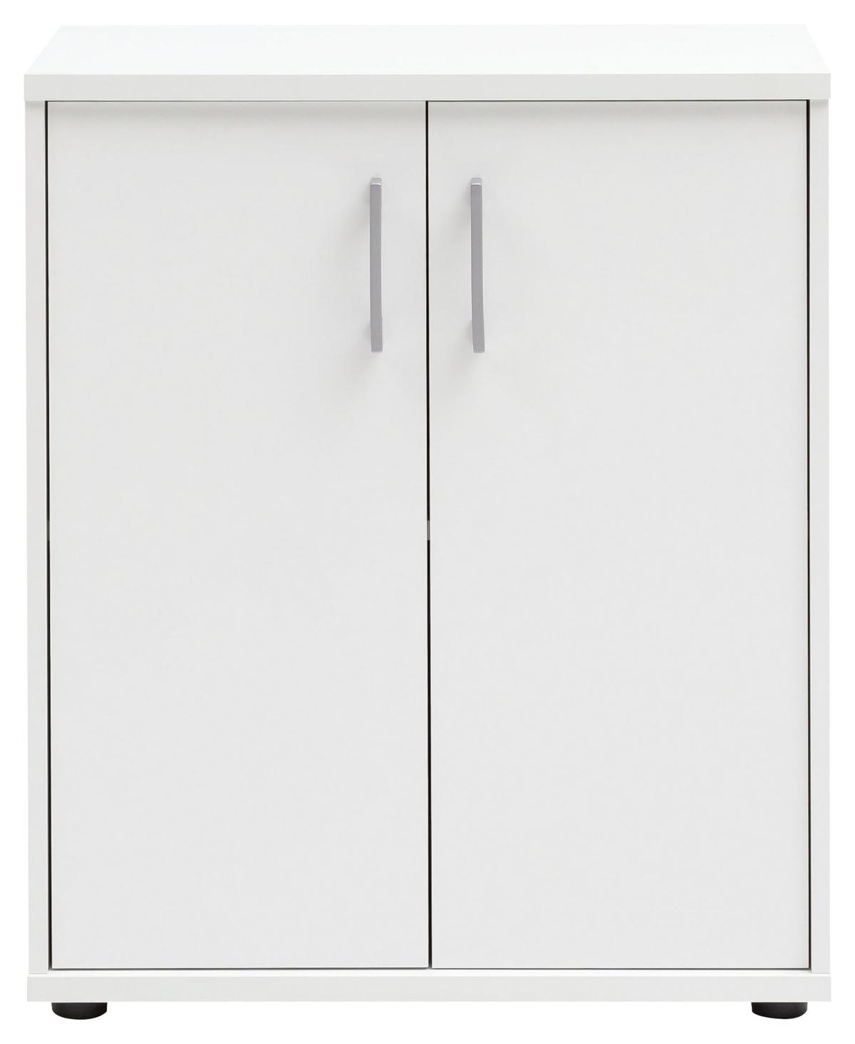 Aktenschrank in Weiß ´Serie 200 B. 65,1 cm Weiß´ - Weiß, Basics, Holzwerkstoff (65,1/77,3/34,5cm) - MID.YOU