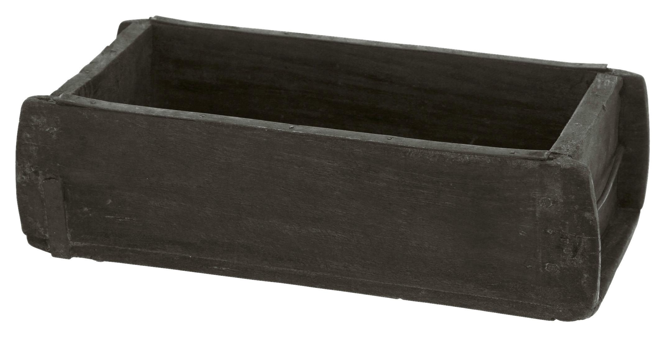 Dekobox Alton Schwarz - Schwarz, Basics, Holz/Holzwerkstoff (15/9/30cm)