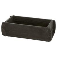 Dekobox Alton Schwarz - Schwarz, Basics, Holz/Holzwerkstoff (15/9/30cm)