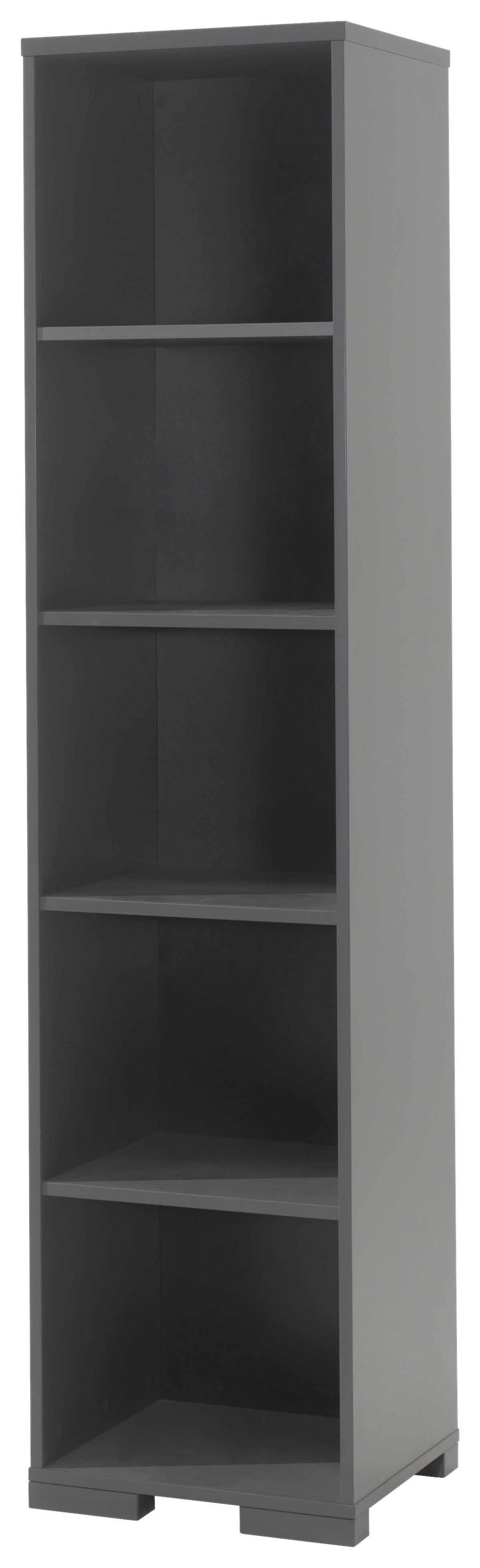 Regal London Anthrazit - Anthrazit, MODERN, Holzwerkstoff (45,5/195,2/45cm) - Vipack