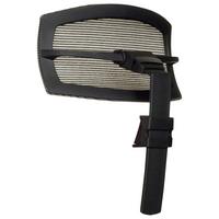 Naslon Za Glavo Aspen, Črna - črna, Moderno, umetna masa/tekstil (29/15-30/12cm) - MID.YOU