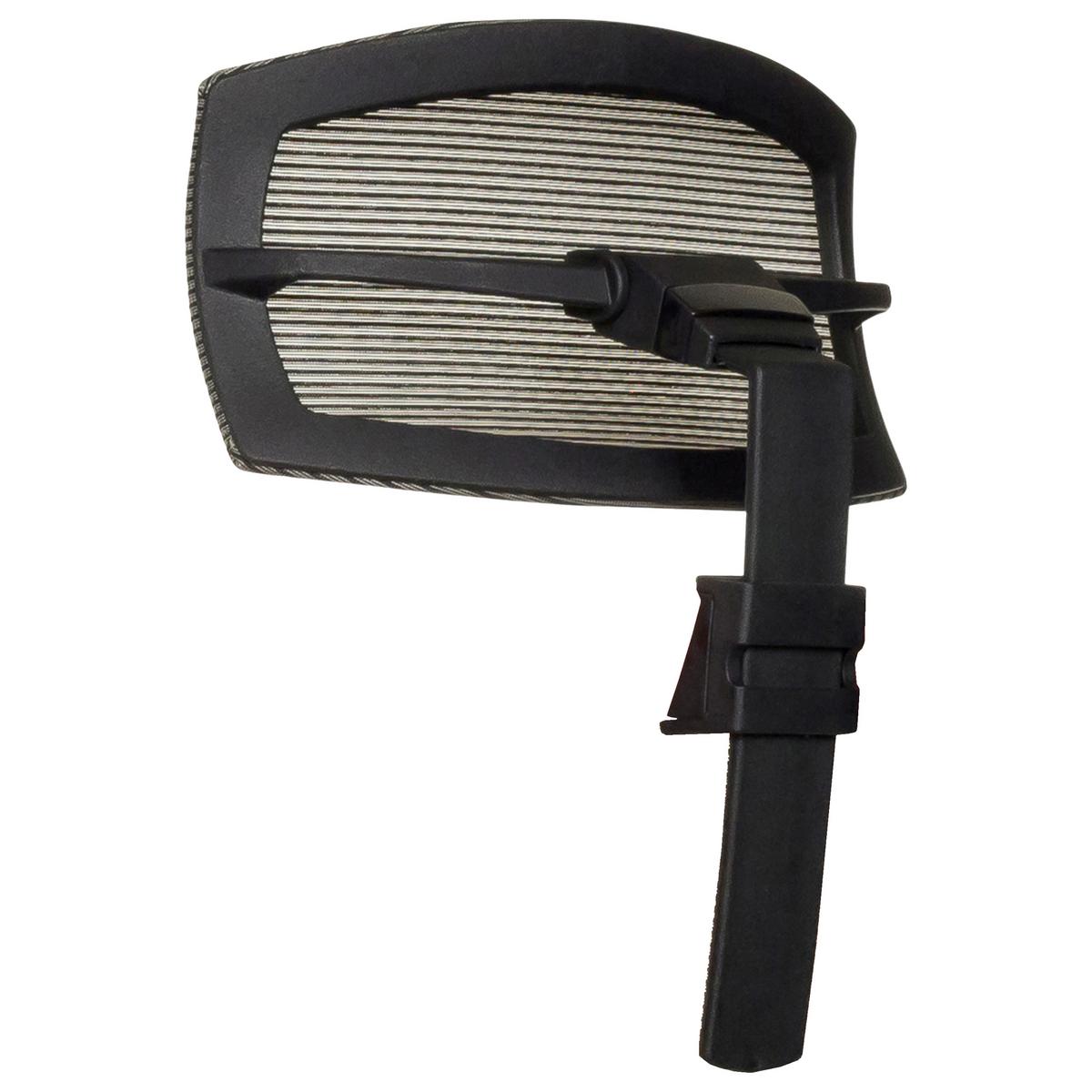 Naslon Za Glavo Aspen, Črna - črna, Moderno, umetna masa/tekstil (29/15-30/12cm) - MID.YOU