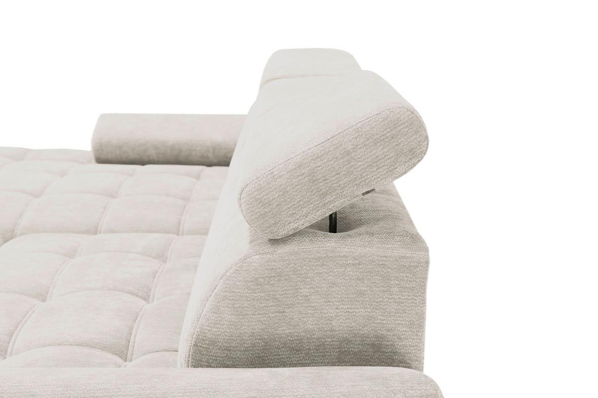 Kutna Garnitura Vegas - bež/crna, Design, drvo/tekstil (173/294cm) - Modern Living