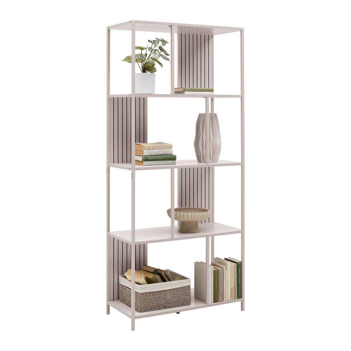 Regal Modano Kaschmirfarben - Kaschmir, MODERN, Holzwerkstoff/Metall (75/170/35cm) - Mömax