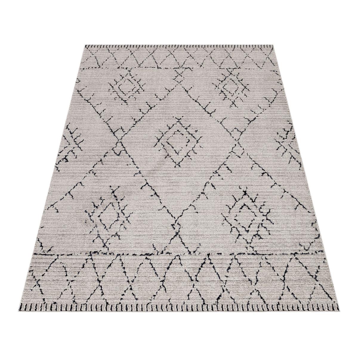 Webteppich Tasa Beige ca. 160x230cm - Beige, Design, Textil (160/230cm) - Novel