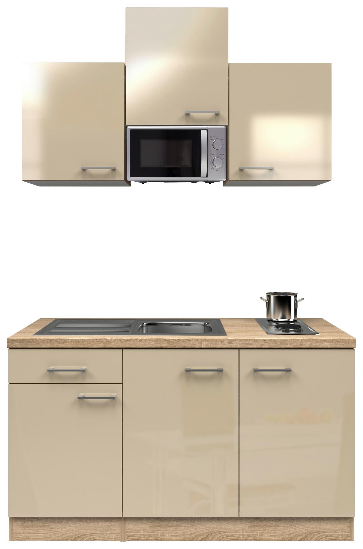 Majhna Kuhinja Nepal, Kašmir, Barva Hrasta - barve nerjavečega jekla/kašmir, Moderno, kovina/leseni material (150cm) - FlexWell