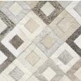 Lederteppich Raffiah 140x200 cm - Grau, Leder (140/200cm) - premium living