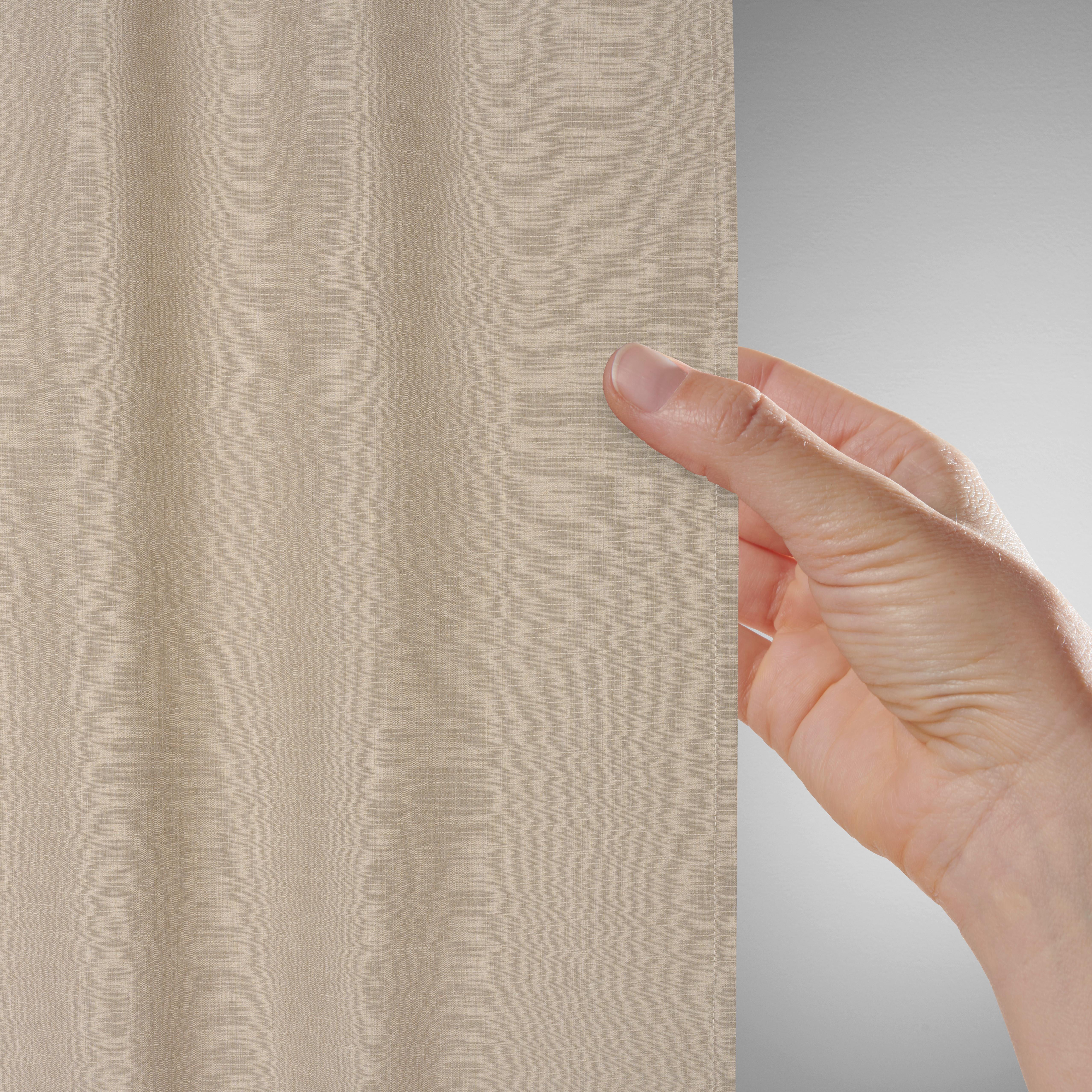 SOLSKYDDSGARDIN ANTON - beige, textil (135/255cm) - Mömax