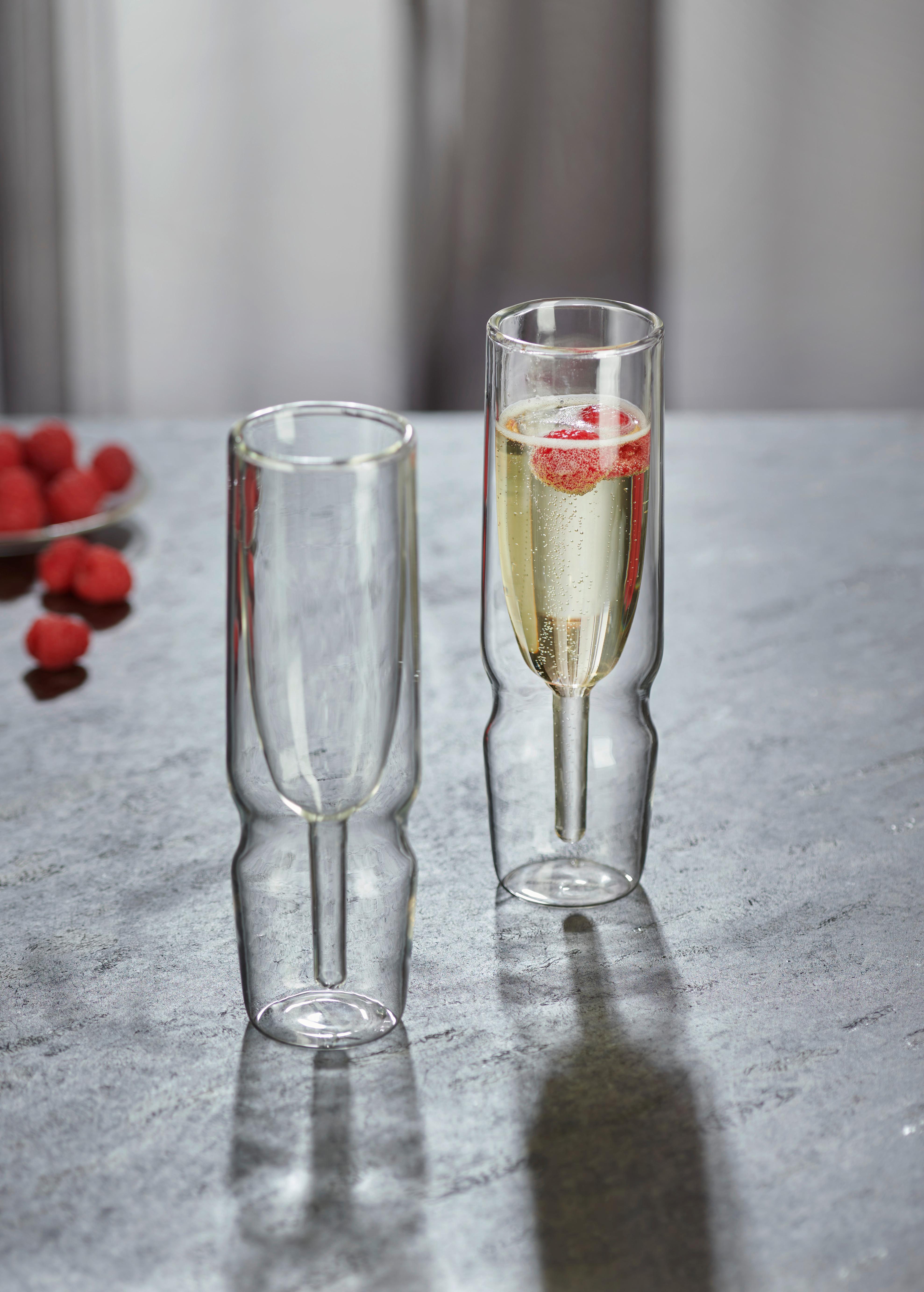 Pahar de vin spumant Fusion - clar, Modern, sticlă - Premium Living