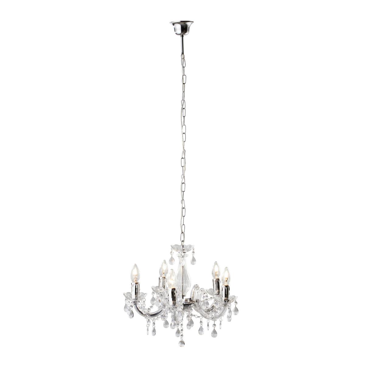 HÄNGELEUCHTE 63116-5 CUIMBRA II - Chromfarben, Lifestyle (46/128cm) - Globo