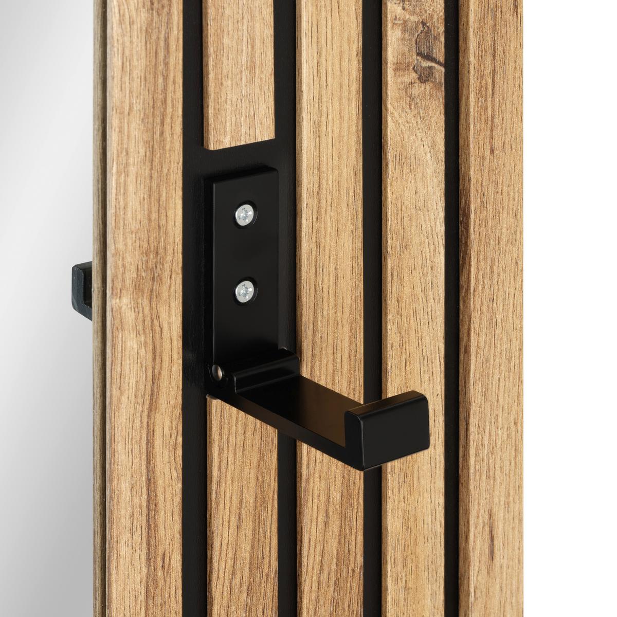 Garderobni Panel Arko Stripes - barve hrasta, Moderno, steklo (140/56/1,63cm) - Mömax