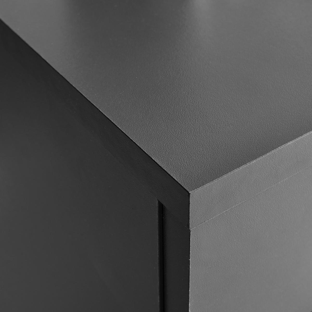 Rollcontainer Caorle in Anthrazit - Chromfarben/Anthrazit, KONVENTIONELL, Holzwerkstoff/Kunststoff (33/59/38cm) - Mömax