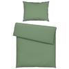 Bettwäsche Stone Washed Uni ca. 140x200cm - Grün, ROMANTIK / LANDHAUS, Textil (140/200cm) - Modern Living