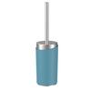 WC-Bürste Chris in Blau/Edelstahlfarben - Blau/Edelstahlfarben, MODERN, Kunststoff/Metall (9,6/37cm) - Premium Living