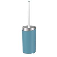 WC-Bürste Chris in Blau/Edelstahlfarben - Blau/Edelstahlfarben, MODERN, Kunststoff/Metall (9,6/37cm) - Premium Living