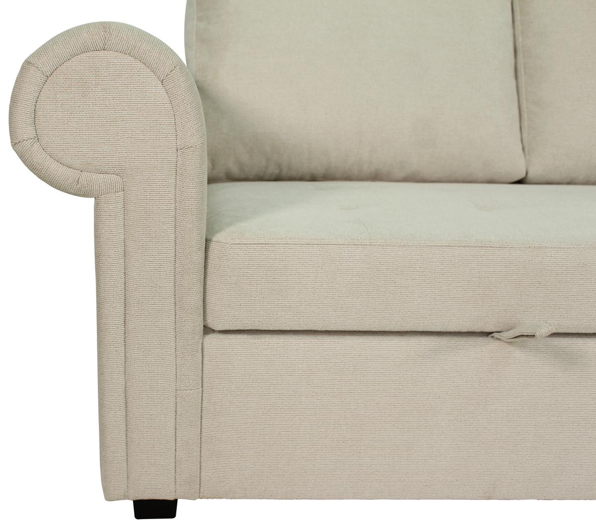 Kutna Garnitura Oslo - krem, Romantično / ladanjski, tekstil (260/85/155cm) - Modern Living