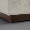 2-SITS SOFFA CHRISTINA - beige/valnötsfärgad, Modern, trämaterial/trä (215,5/87/106cm) - Bessagi Home