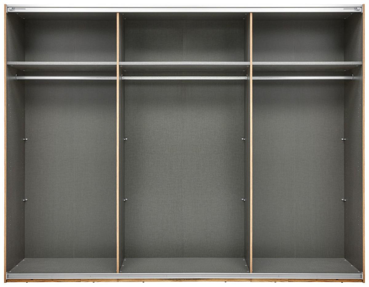 Ormar S Kliznim Vratima Alicante - siva/boje smreke, Moderno, drvni materijal/metal (270/210/60cm) - Modern Living