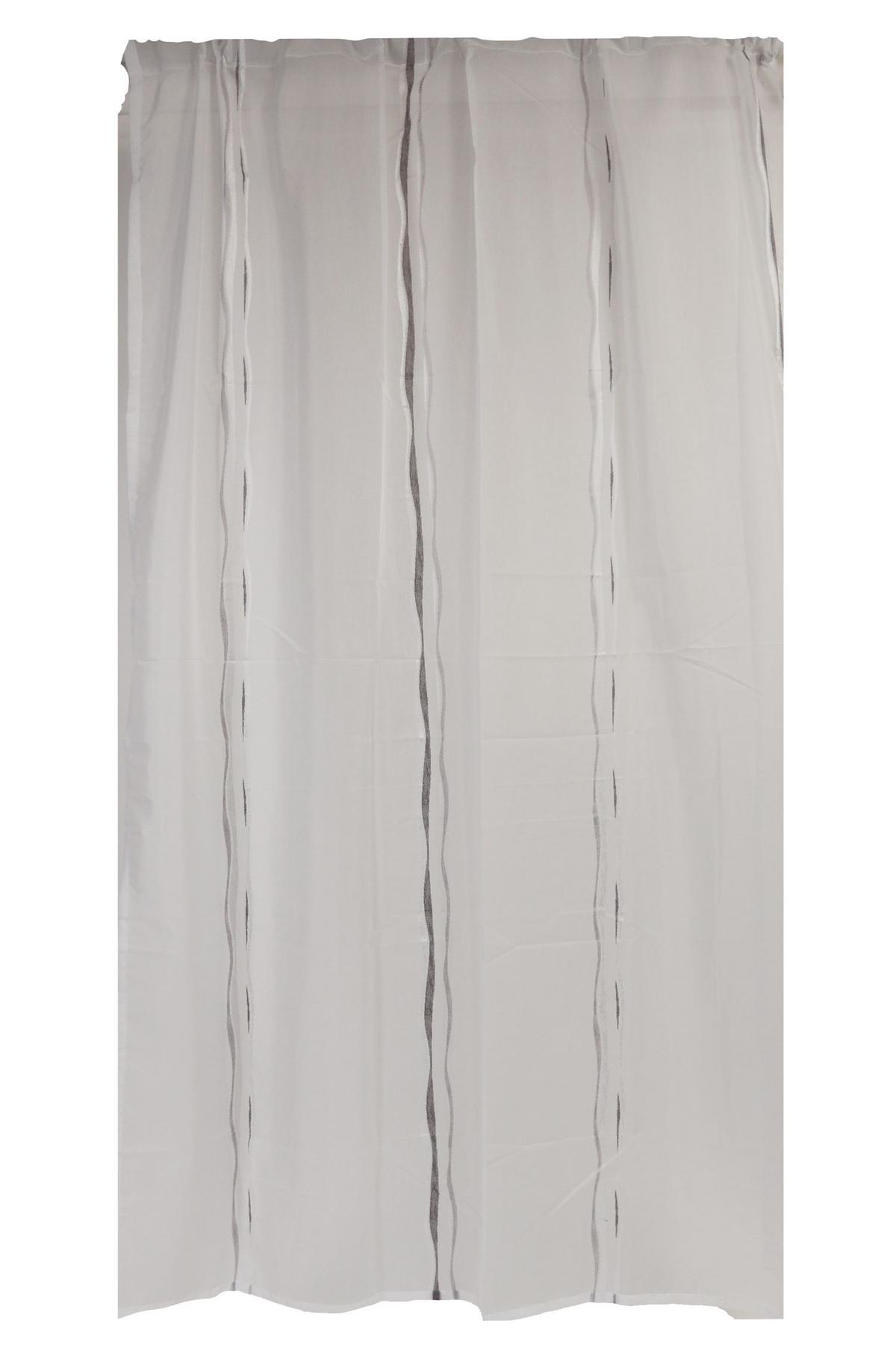 Draperie gata confecționată 61154 - argintiu, textil (140/240cm)