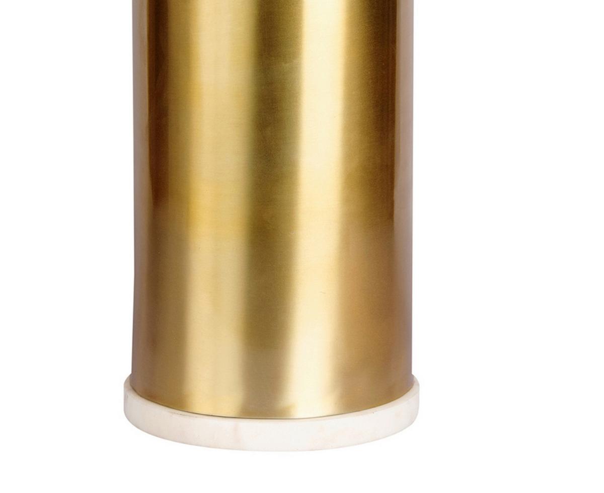 KERZENSTÄNDER SHANTI - Goldfarben, Trend, Glas/Stein (19/63,5/63.5cm) - Kayoom