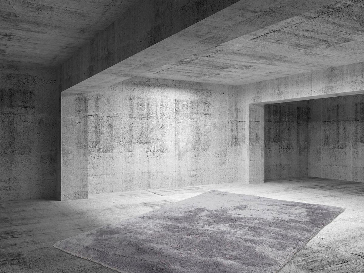 Hochflorteppich Dolphin 500 - Silberfarben, Basics, Textil (60/110cm) - Kayoom