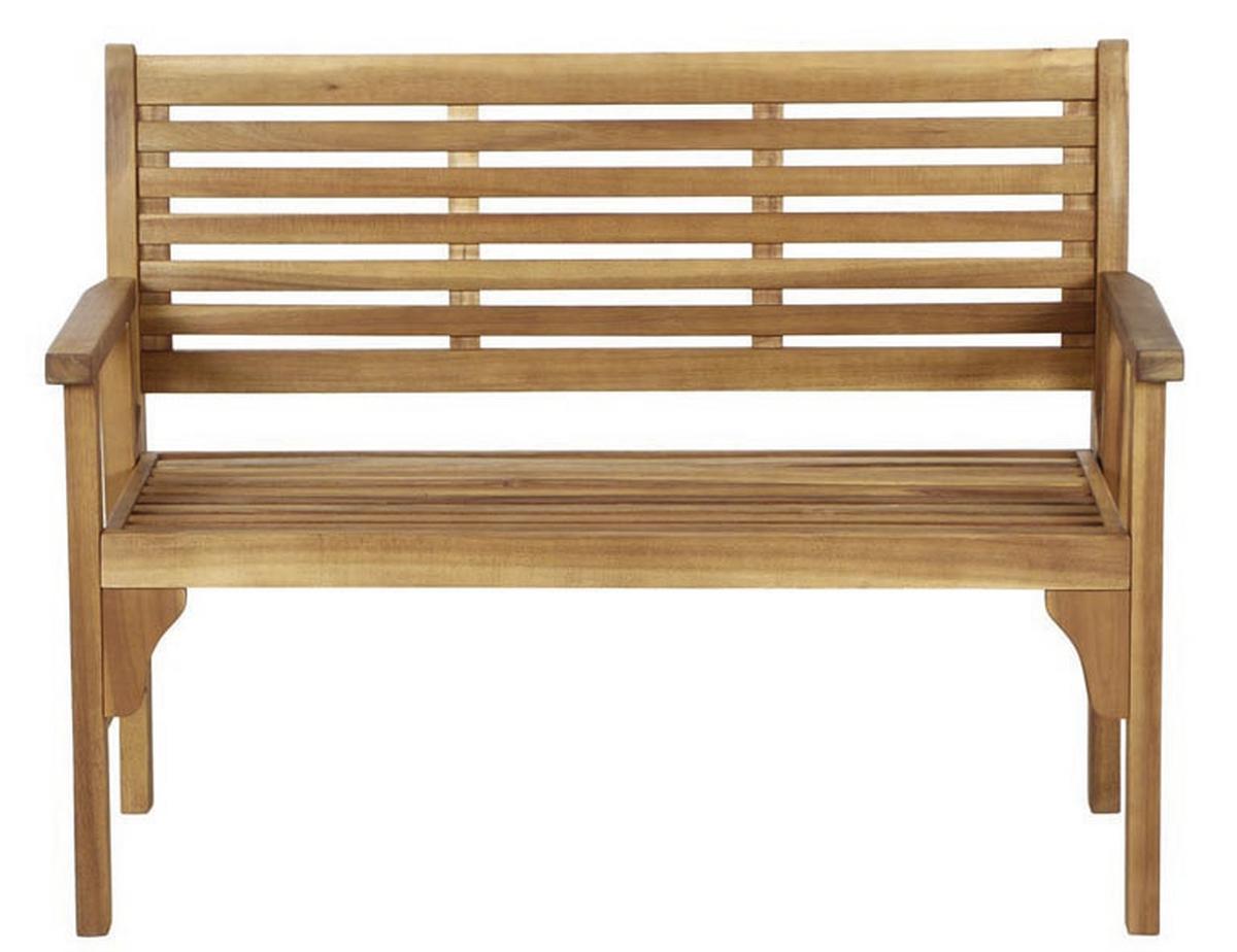 Gartenbank Akazie massiv geölt 508761 - Akaziefarben, MODERN, Holz (120/90/59,5cm) - Siena Garden