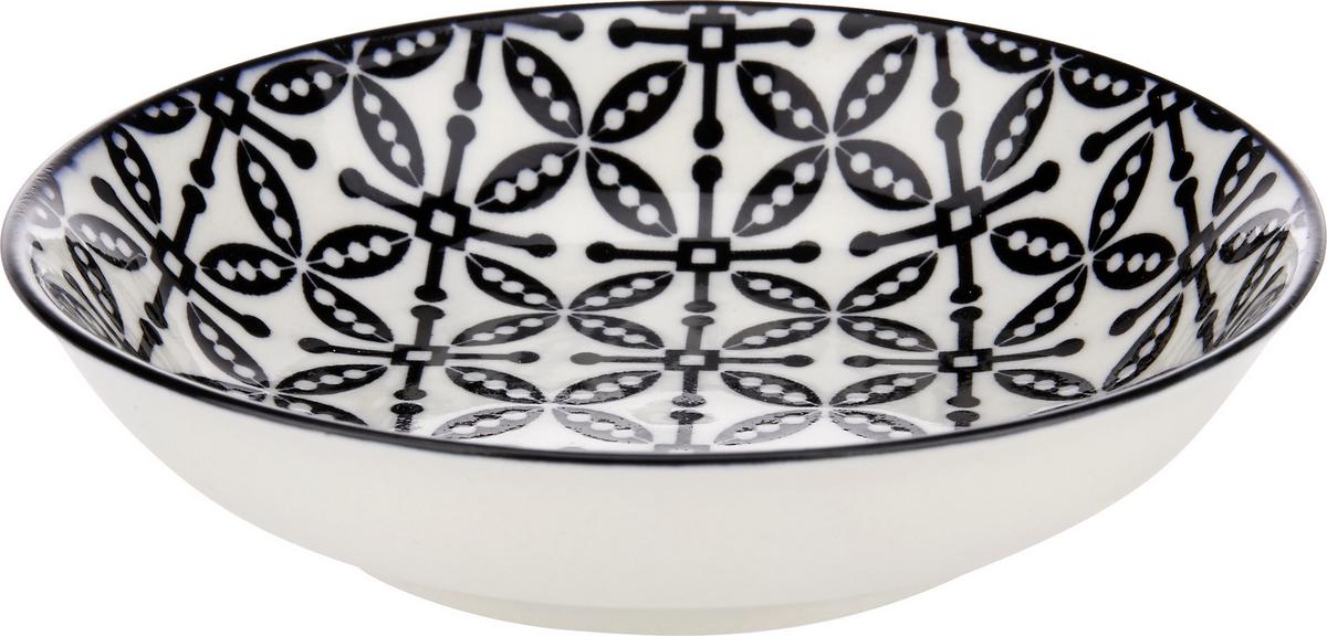 Tál Shiva - fekete/fehér, Lifestyle, kerámia (9,5/2cm) - Modern Living