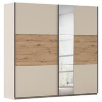 Schwebetürenschrank Ellmau Champagner/Eiche - Champagner/Eiche Artisan, KONVENTIONELL, Holzwerkstoff/Metall (218/210/59cm) - Premium Living