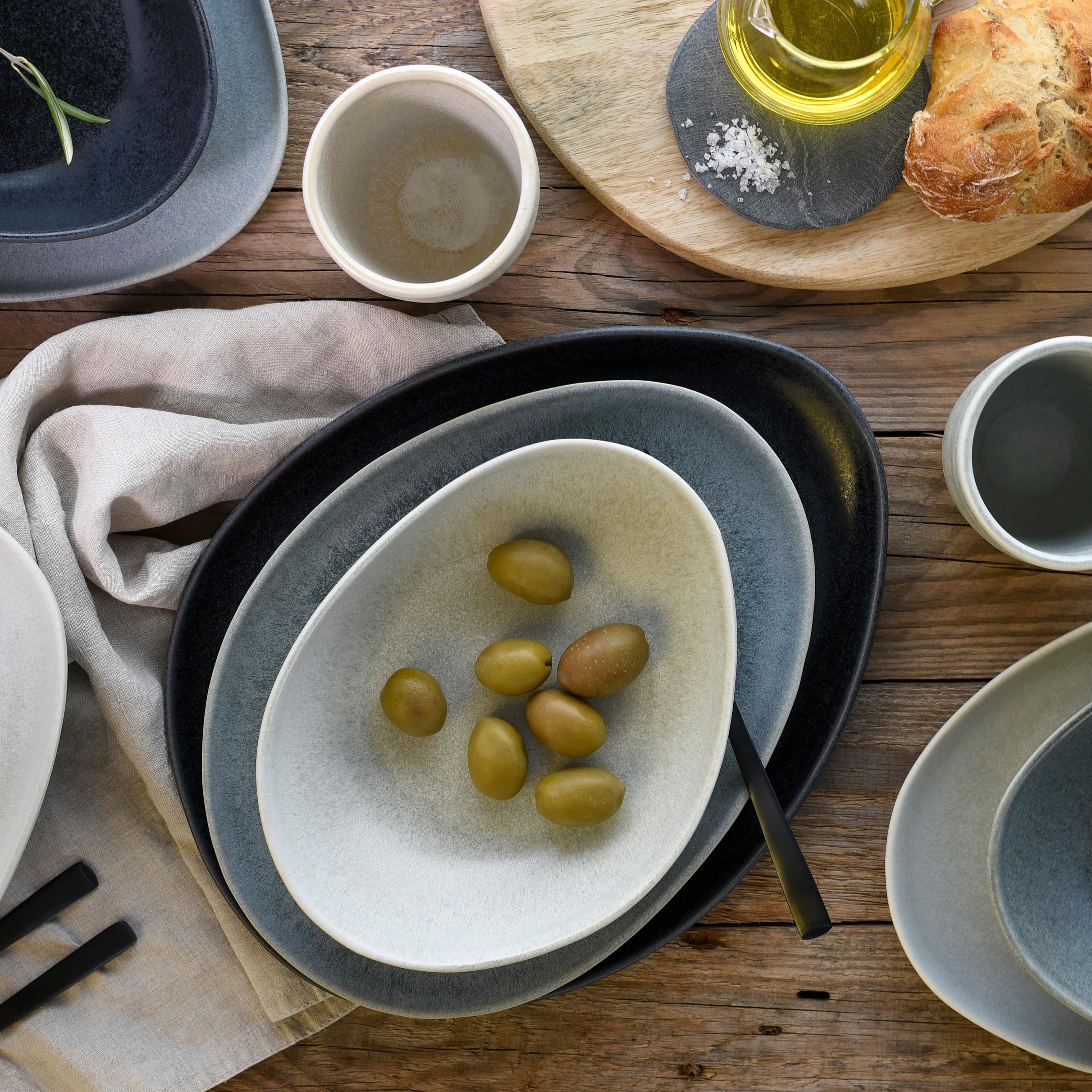 Set Krožnikov Pietra Bunt, 4-Delni - večbarvno, Basics, keramika (20/27cm)