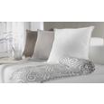 Zierkissen Solid One in Grau, ca. 40x40cm - Grau, Textil (40/40cm)