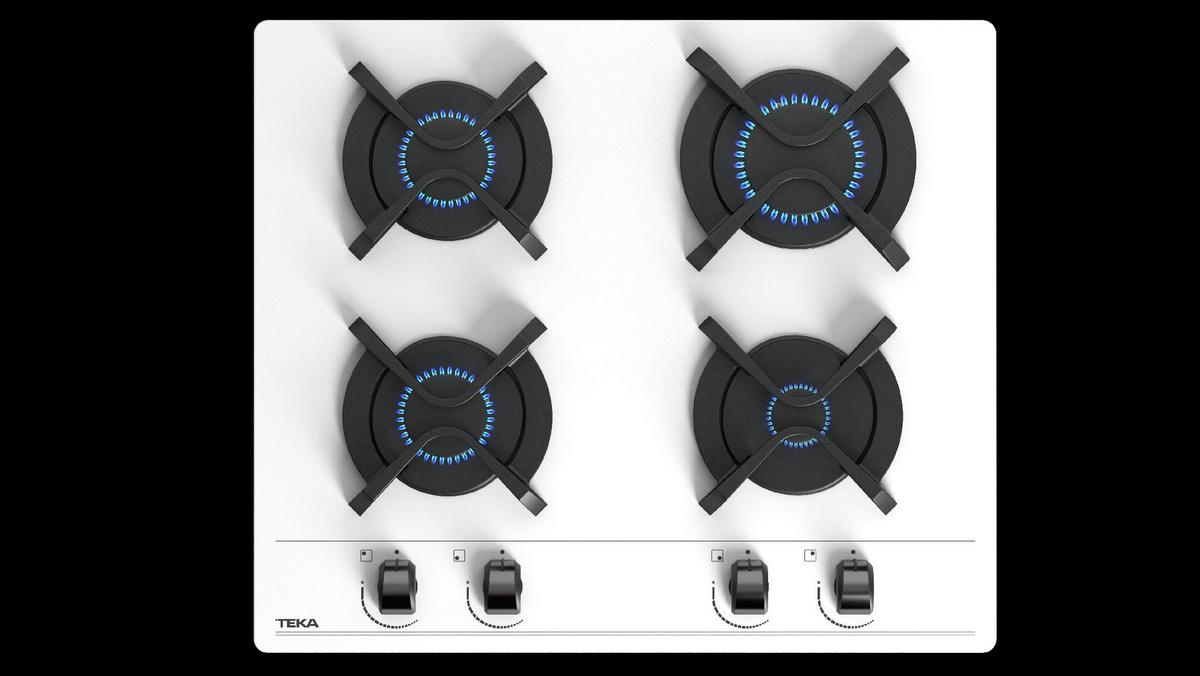 Plită pe gaz TEKA GBC 64001 WHITE - Modern (58/3,5/50cm) - Teka
