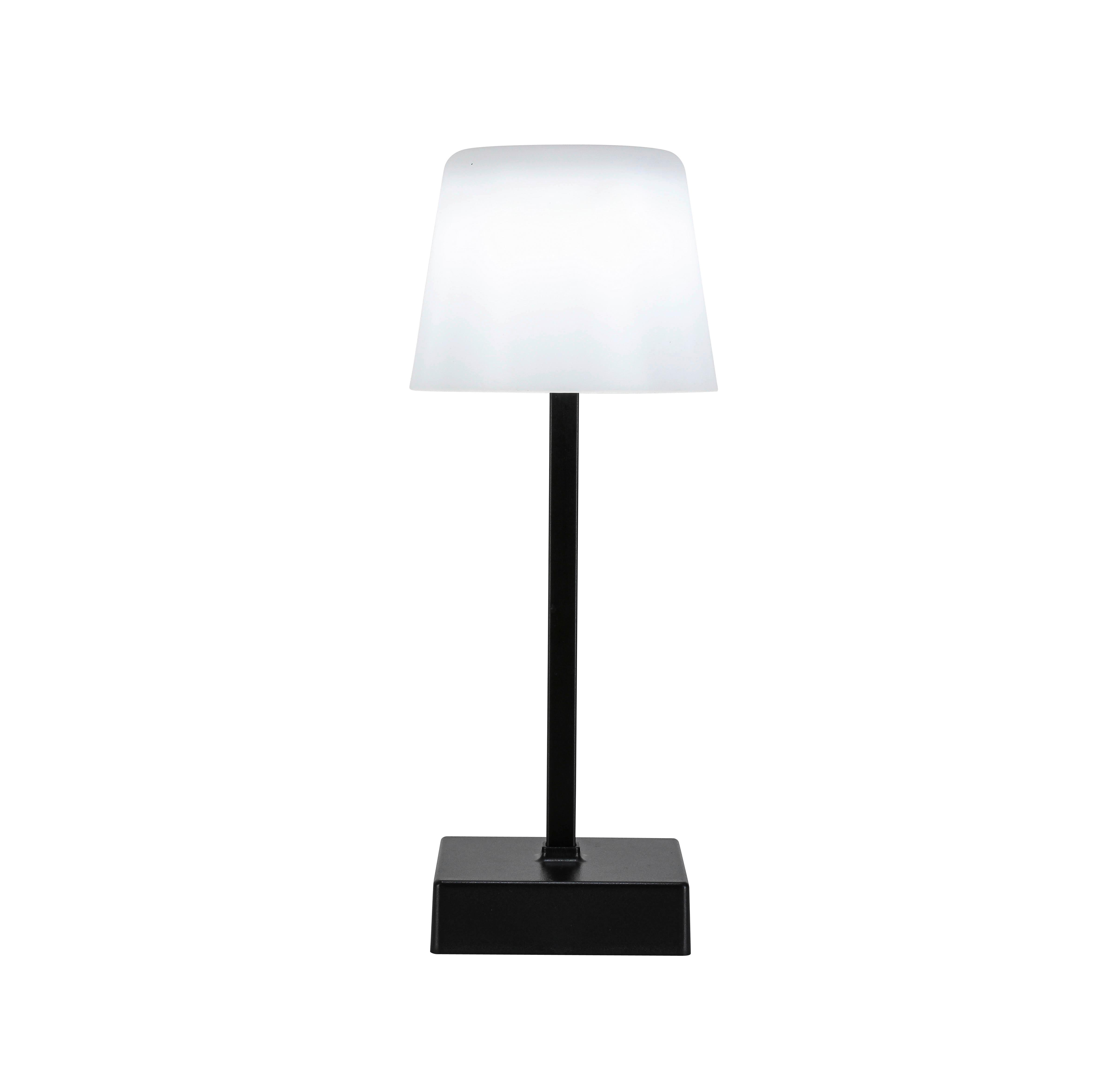 PORTABEL LAMPA EMO - vit/svart, Modern, metall/plast (10,5/25cm) - Mömax