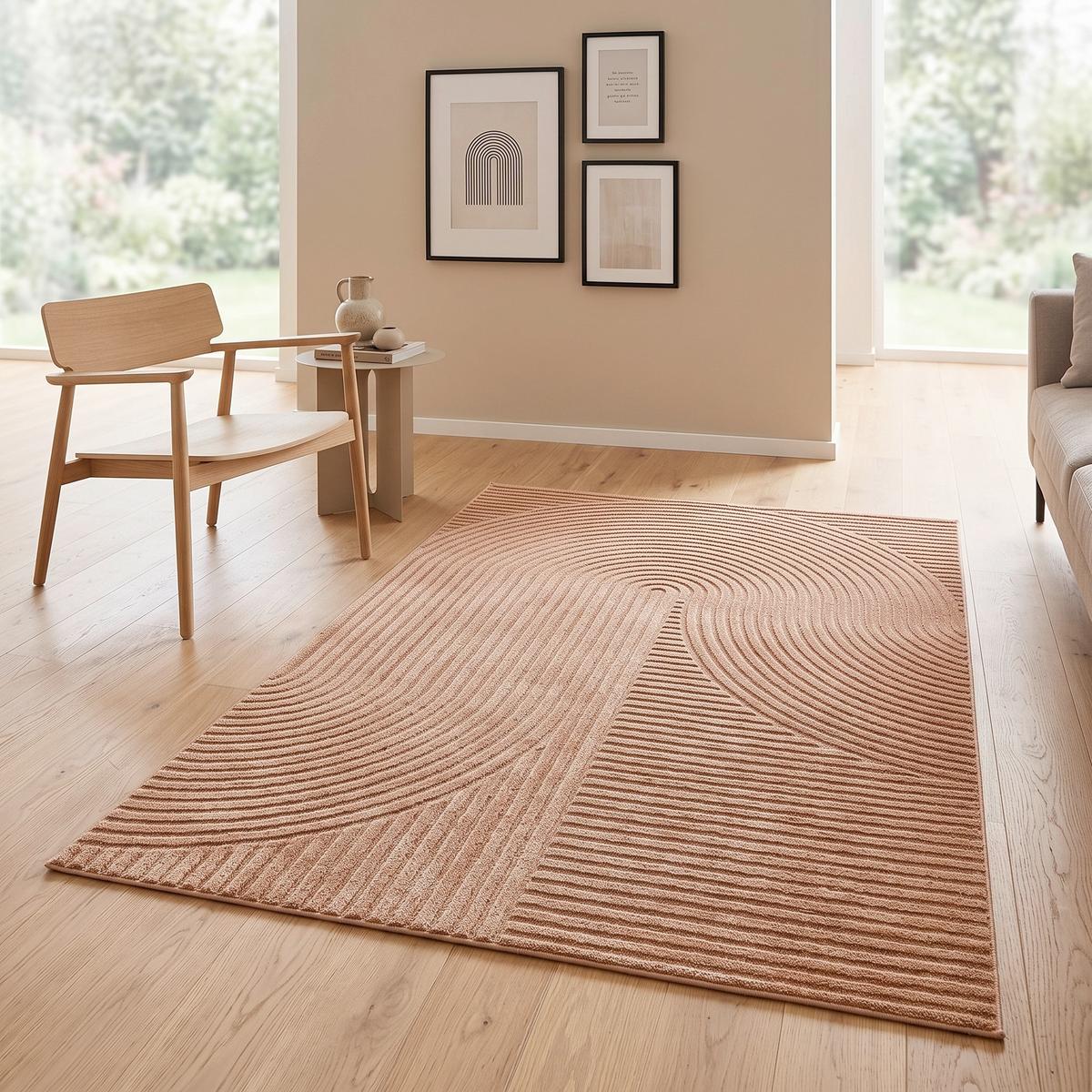 Webteppich Elio 1 Terracotta ca. 80x150cm - Terracotta, KONVENTIONELL, Textil (80/150cm) - Mömax
