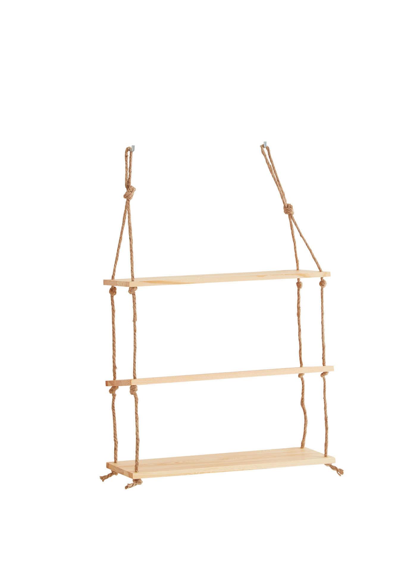 WANDREGAL KLEINMÖBEL - Eichefarben, Design, Holz (50/75/15cm) - MID.YOU