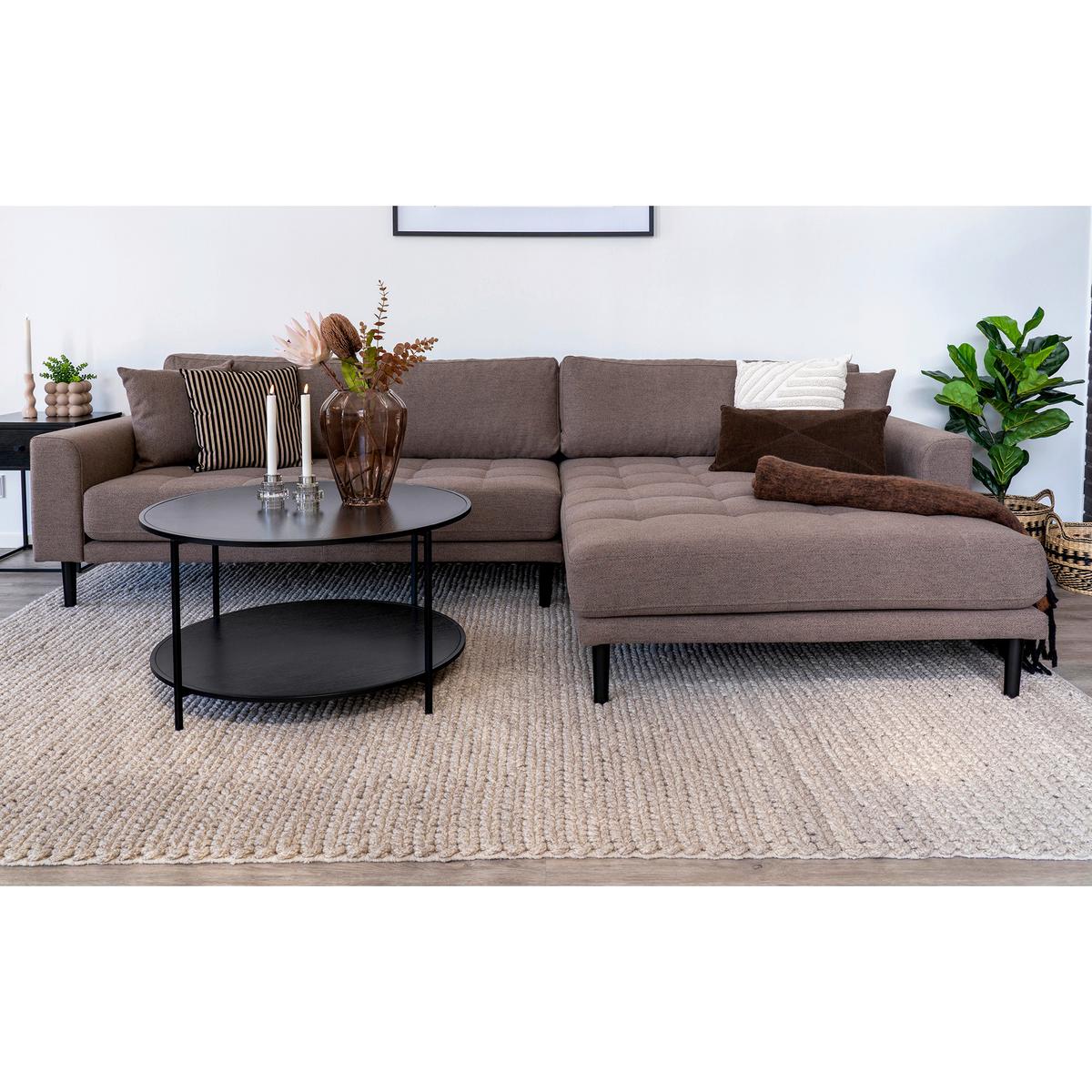 Couchtisch Vita Schwarz ca. 80x80x45 cm - Schwarz, Design, Holzwerkstoff (80/80/45cm) - MID.YOU